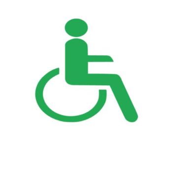 1x Behinderten Aufkleber Rollstuhl Aufkleber für Auto Wand Türe Sticker (272/3)