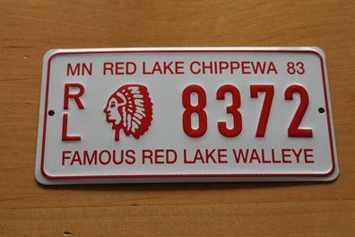 U.S. Nummernschild; Blechschild, Miniatur-Nummernschild: Minnesota
