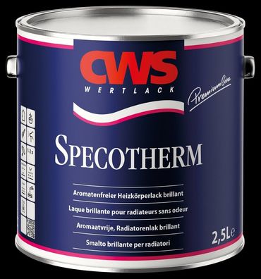 CWS Wertlack Specotherm 0,75 Liter weiß