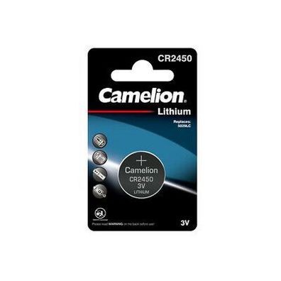 Camelion CR2450 Lithium Knopfzelle 3,0 V - 1er Blister