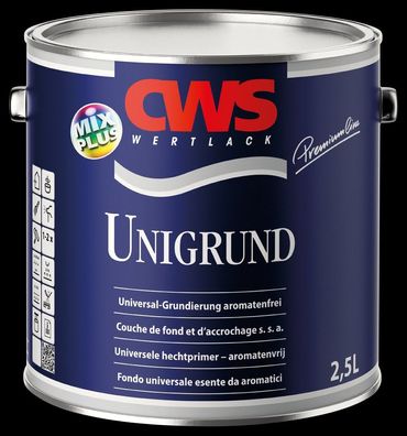 CWS Wertlack Unigrund 2,5 Liter