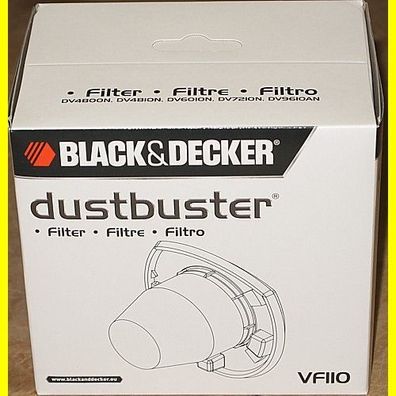 Black & Decker Filter VF110 für ADV1210 - DV4800 - DV4810 - DV6010 - DV6210 +