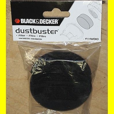 Black & Decker Filter FLVWD10 für Nass-Trocken-Sauger NW3620N und NW4820N
