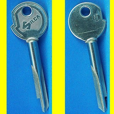 Silca XZ1A - Kreuzbart Schlüssel Rohling - Gesamtlänge 73 mm