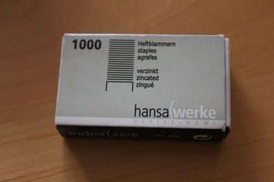 Heftklammern 26/6; 1000 Stück