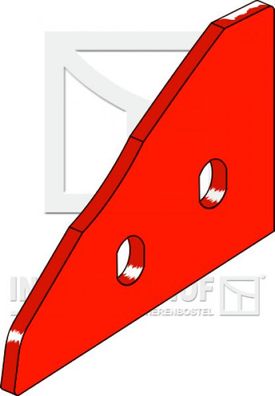 Anlagenspitze - rechts 34.0040-H6 zu Pflugkörper Typ H6 (Kuhn)