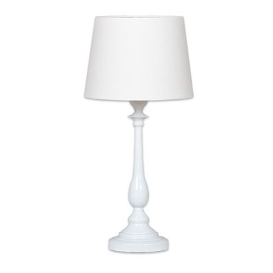 Tischleuchte JORDI Karwei 64cm Nachttischlampe Tischlampe Wohnzimmerlampe weiß