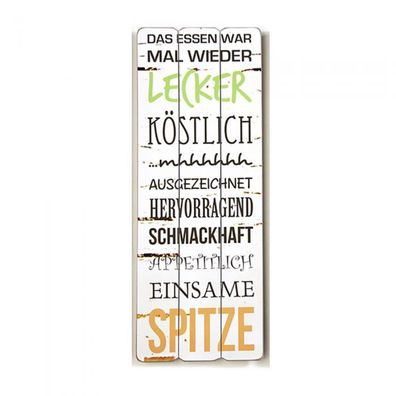 Landhaus Holzschild ANTIK Lecker Vintage SHABBY CHIC Schild Vorteilspreis