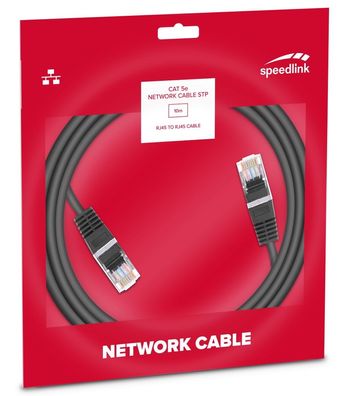 Speedlink 10m NetzwerkKabel Cat 5e STP RJ45 Gigabit Patchkabel LAN DSL Ethernet