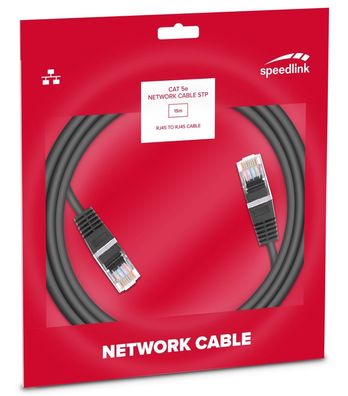 Speedlink 15m NetzwerkKabel Cat 5e STP RJ45 Gigabit Patchkabel LAN DSL Ethernet