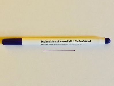 Textilmarker violett wasserlöslich luftauflösend Trick marker (2,22€/1Stk)