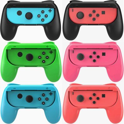 2x Controller Gamepad Griff Grips Halterung Halter Joypad für Nintendo Switch Joy Con