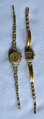 Armbanduhr golden Double USSR Rußland Armband uhr