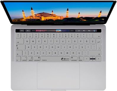 KB TastaturAbdeckung Türkisch Türkei SchutzCover Skin für MacBook Pro 13" 15"