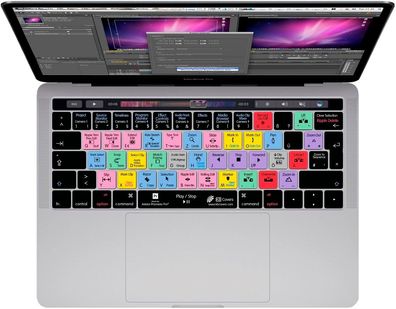 KB TastaturAbdeckung Shortcuts Cover Schutz für Premiere Pro MacBook Pro 13 15"