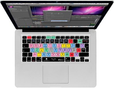 KB TastaturAbdeckung Shortcuts Cover Schutz für Premiere Pro MacBook Pro / Air