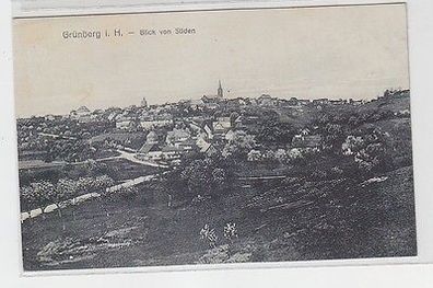 39823 Ak Grünberg in Hessen Blick von Süden 1918