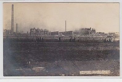 14770 Foto Ak Explosion Oppau das zerstörte Stickstoffwerk 21.9.1921