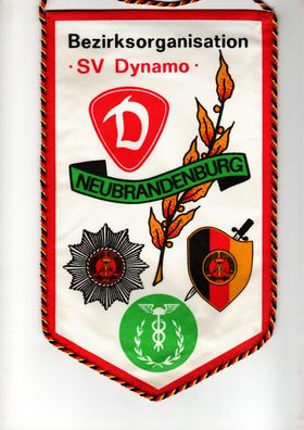 DDR Wimpel Bezirksorganisation SV Dynamo Neubrandenburg