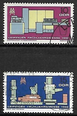 DDR gestempelt Michel-Nummer 1159-1160