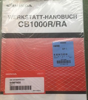 CB 1000 R CB1000R SC60 Service Buch Manual Werkstatthandbuch Reparatur Anleitung