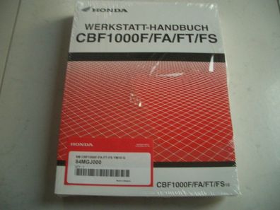 CBF 1000 F CBF1000F original Honda Service Buch Manual Werkstatthandbuch Reparatur An