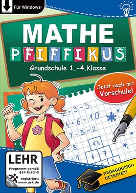 Mathe Pfiffikus - Grundschule 1.-4. Klasse - Lernspiel für Kinder - Download
