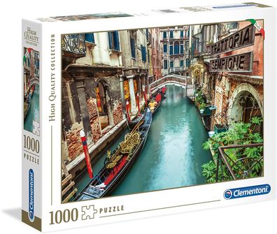 Clementoni High Quality Collection Puzzle "Venedig Kanal" 1000 Teile