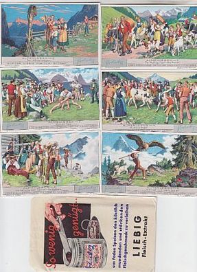 Liebigbilder Serie 1033 "Almenleben" komplett 1933 (108065)