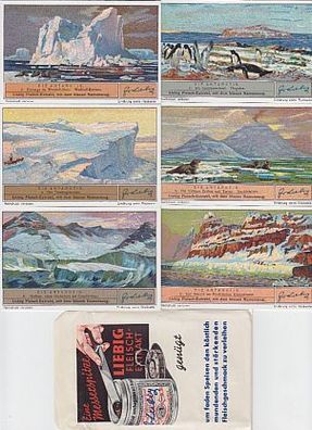 Liebigbilder Serie 1100 "Die Antarktis" komplett 1937 (109494)