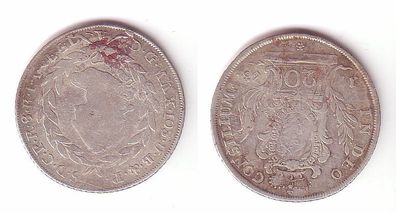 Silber Münze 20 Kreuzer Bayern 1763 A (104850)