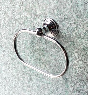 Allure Handtuchring Handtuchhalter Messing Verchromt - BrassTowel Ring