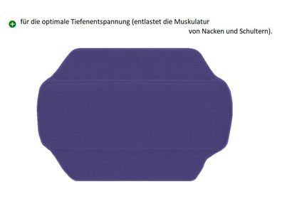 Simple Marine Blau Nackenpolster Sicherheitseinlage 32 x 22 cm - PVC Schaum.