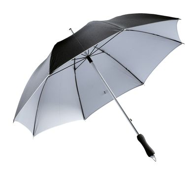 Regenschirm groß Ø106 cm JOKER Stockschirm schwarz silber 0,29 kg Schirm