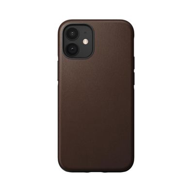 Nomad Rugged Case für Apple iPhone 12 Mini - Rustic Brown leather (Braun)