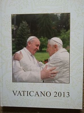 Original Briefmarkenjahrbuch Vatikan 2013 komplett Papst Benedikt XVI. Franziskus