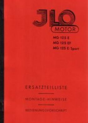 Reparaturanleitung ILO Motor, MG 125 E MG 125 EF MG 125 E / Sport