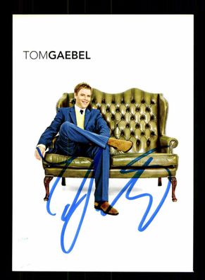 Tom Gaebel Autogrammkarte Original Signiert ## BC 144691