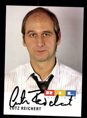 Lutz Reichert RTL Autogrammkarte Original Signiert ## BC 144849