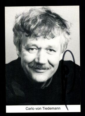 Carlo von Tiedemann Autogrammkarte Original Signiert ## BC 147668