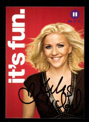 Aleksandra Bechtel RTL II Autogrammkarte Original Signiert ## BC 147825