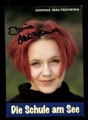 Dorina Maltschewa Die Schule am See Autogrammkarte Original Signiert ## BC148817