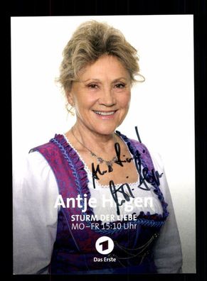 Antje Hagen Sturm der Liebe Autogrammkarte Original Signiert ## BC 150618
