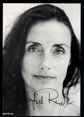 Ingrid Resch Autogrammkarte Original Signiert ## BC 26204