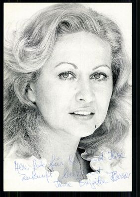 Brigitte Harrer Autogrammkarte Original Signiert ## BC 23876