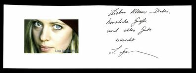 Lisa Spickschen Autogrammkarte Original Signiert ## BC 155524