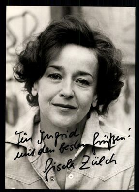 Gisela Zülch Autogrammkarte Original Signiert ## BC 30493