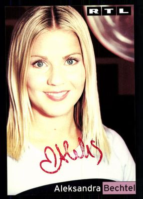 Aleksandra Bechtel RTL Autogrammkarte Original Signiert ## BC 26024