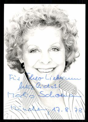 Marlis Schoenau Autogrammkarte Original Signiert ## BC 35301