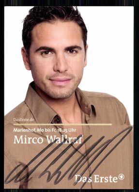 Mirco Wallraf Marienhof Autogrammkarte Original Signiert ## BC 7005
